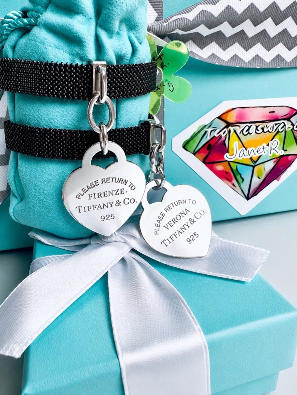 Tiffany & Co Stainless Steel Mesh Stretchy Bracelet